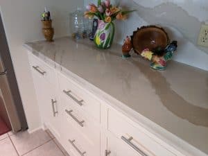 Painted Kitchen with cambria tops