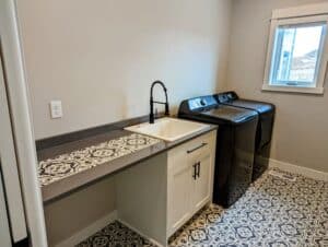 Laundry With Drop In Sink